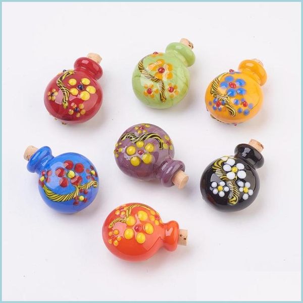 pendant necklaces pendant necklaces 5pcs 30mm colorf flower pattern handmade lampwork glass per bottle essential oil diffu jewelshops dhpct, Silver
pendant necklaces pendant necklaces 5pcs 30mm colorf flower pattern handmade lampwork glass per bottle essential oil diffu jewelshops dhpct, Silver