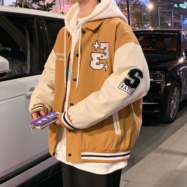 men's jackets privathinker embroidered high street washed cotton men jacket loose fashion turn down collar male spring coats korean clo, Black;brown
men's jackets privathinker embroidered high street washed cotton men jacket loose fashion turn down collar male spring coats korean clo, Black;brown