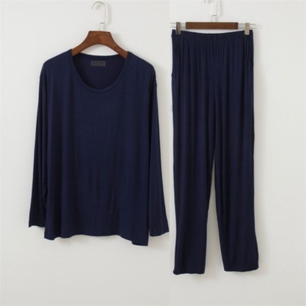 men's sleepwear plus size 8xl 150kg autumn summer long sleeve men pajamas sets solid color o neck modal home wear large and pants 22092, Black;brown
men's sleepwear plus size 8xl 150kg autumn summer long sleeve men pajamas sets solid color o neck modal home wear large and pants 22092, Black;brown