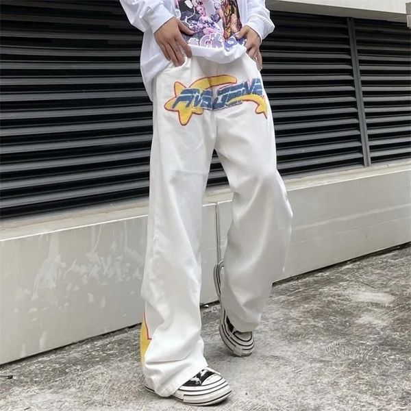 men's jeans y2k retro embroidered denim trousers men's high street wide leg pants street loose casual jeans letter patch pants men, Blue
men's jeans y2k retro embroidered denim trousers men's high street wide leg pants street loose casual jeans letter patch pants men, Blue
