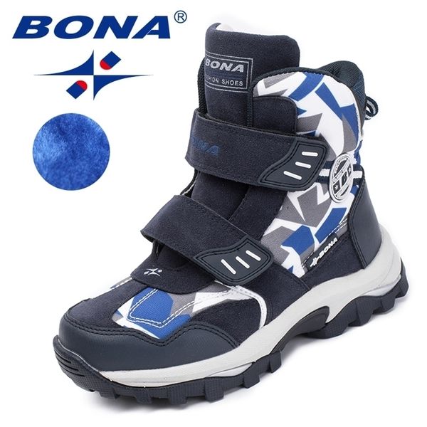 boots bona style children hook loop boys winter shoes round toe girls ankle comfortable fast 220924, Black;grey 
boots bona style children hook loop boys winter shoes round toe girls ankle comfortable fast 220924, Black;grey
