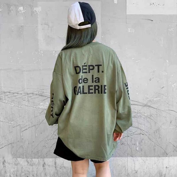 designer galleryes fashion hoodies american brand classic letter slogan arm print round neck long sleeve t-shirt thin base, Black
designer galleryes fashion hoodies american brand classic letter slogan arm print round neck long sleeve t-shirt thin base, Black