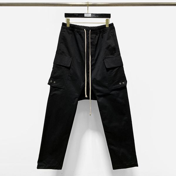 high street rick soft cotton pants loose pants oversized men clothing owens cotton shorts men cargo pants streetwear, Black
high street rick soft cotton pants loose pants oversized men clothing owens cotton shorts men cargo pants streetwear, Black