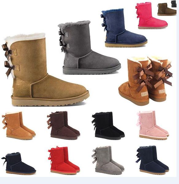 new quality classic designer aus women snow boots elling satin boots chestnut booties ankle short bow fur boot winter size us4-us13, Black
new quality classic designer aus women snow boots elling satin boots chestnut booties ankle short bow fur boot winter size us4-us13, Black