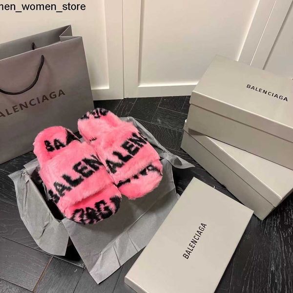 slippers high version designer luxury balencaigass slide family lamb wool women new lettered warm thick soles fashion brand slides, Black
slippers high version designer luxury balencaigass slide family lamb wool women new lettered warm thick soles fashion brand slides, Black