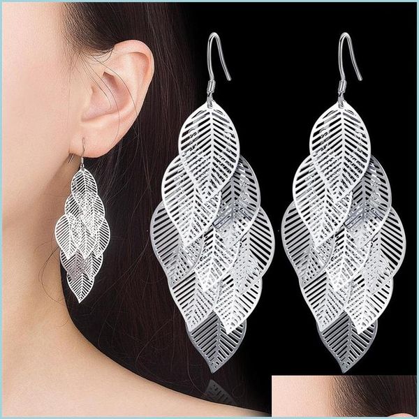 charm 925 sterling sier jewelry fashion woman earring retro hollow maple leaf exaggerated long tassel hanging drop delivery 2021 earri dh3ej, Golden
charm 925 sterling sier jewelry fashion woman earring retro hollow maple leaf exaggerated long tassel hanging drop delivery 2021 earri dh3ej, Golden