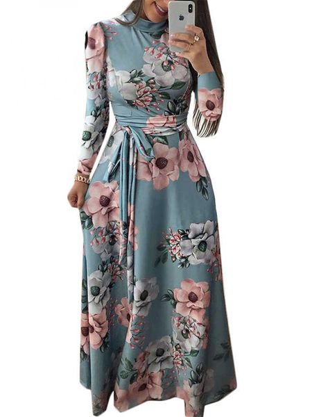 casual dresses women summer long dress 2022 casual long sleeve boho floral print maxi dress turtleneck bandage elegant party dresses vestido, Black;gray
casual dresses women summer long dress 2022 casual long sleeve boho floral print maxi dress turtleneck bandage elegant party dresses vestido, Black;gray