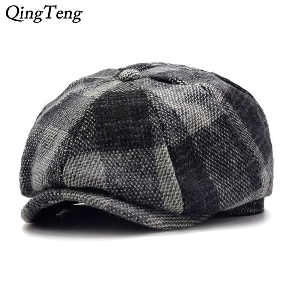 stingy brim hats winter plaid berets caps for men warm wool thicken sboy cap for women vintage octagonal detective painter hats retro flat c, Blue;gray
stingy brim hats winter plaid berets caps for men warm wool thicken sboy cap for women vintage octagonal detective painter hats retro flat c, Blue;gray