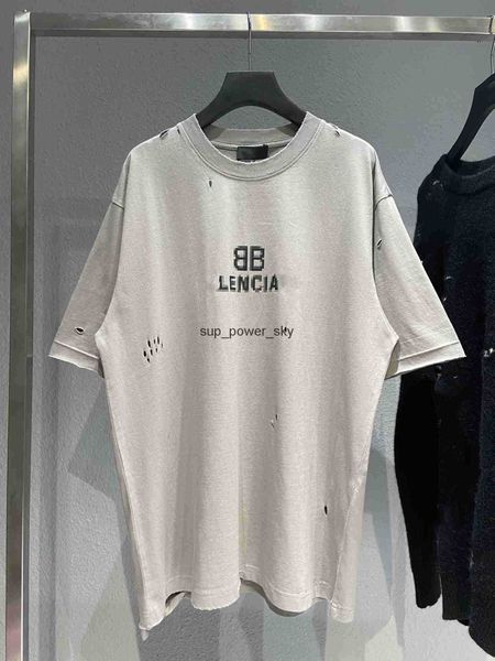 mens t-shirts balencaigass designer fashion short round neck sleeve t-shirt men summer trend loose damaged half sleeve short, White;black
mens t-shirts balencaigass designer fashion short round neck sleeve t-shirt men summer trend loose damaged half sleeve short, White;black
