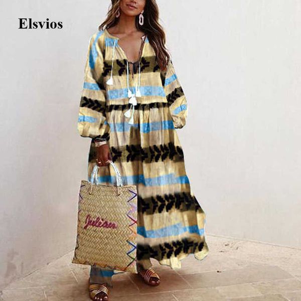 casual dresses women elegant striped print long dress 2020 autumn vintage long lantern sleeve maxi dress lady fashion v-neck tassel party dr, Black;gray
casual dresses women elegant striped print long dress 2020 autumn vintage long lantern sleeve maxi dress lady fashion v-neck tassel party dr, Black;gray