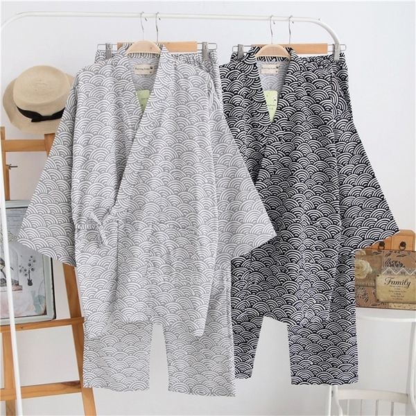 men's sleepwear samurai man japanese traditional kiimoono set pajamas wave print vneck loose style cotton sleepwear pyjamas haori trous, Black;brown
men's sleepwear samurai man japanese traditional kiimoono set pajamas wave print vneck loose style cotton sleepwear pyjamas haori trous, Black;brown