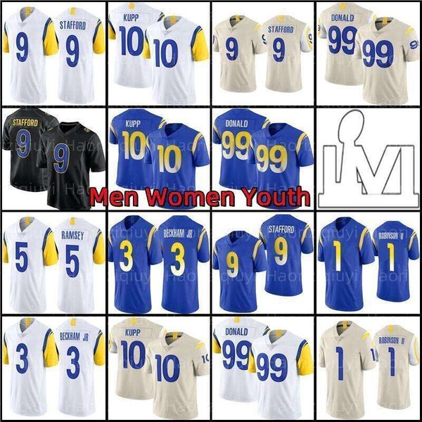 jersey 10 cooper kupp 9 matthew stafford football''nfl''jersey 99 aaron donald jalen ramsey odell beckham jr. van jeffer, Black;red
jersey 10 cooper kupp 9 matthew stafford football''nfl''jersey 99 aaron donald jalen ramsey odell beckham jr. van jeffer, Black;red