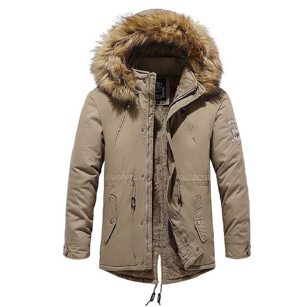 winter thicken mens coat casual hooded fleece liner warm male parka jacket outdoor windproof men clothing 100% cotton overcoat, Black
winter thicken mens coat casual hooded fleece liner warm male parka jacket outdoor windproof men clothing 100% cotton overcoat, Black