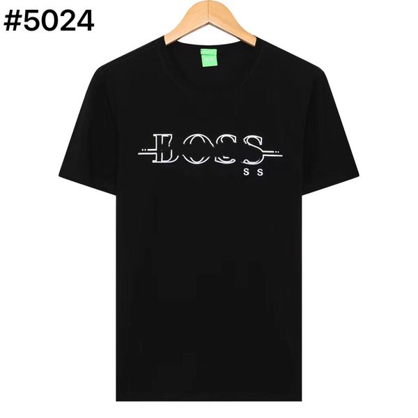 Image of 2022s Men&#039;s Clothing Short sleeve Tees Polos Mens T-Shirts Summer simple icon high quality cotton Casual solid color T-shirt Men Fashion Top#88999