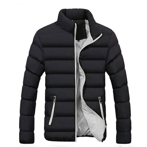 mens down parkas thick men warm parka jackets winter casual mens outwear coats solid stand collar male windbreak cotton padded down jacket 2, Black
mens down parkas thick men warm parka jackets winter casual mens outwear coats solid stand collar male windbreak cotton padded down jacket 2, Black