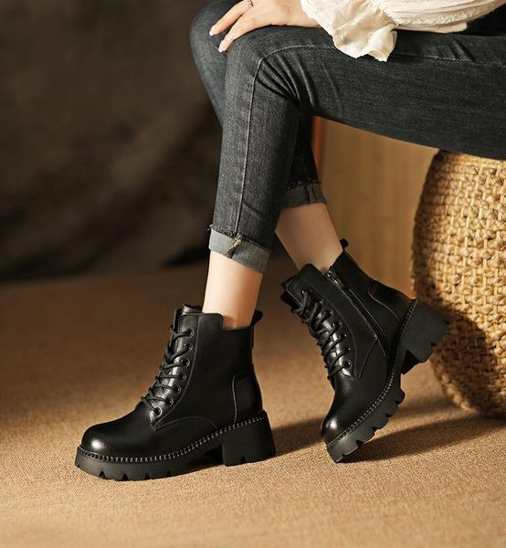 cowhide thick soled martin boots women's new vintage half boots autumn and winter 2022 light soft surface classic short boot lady fashi, Black
cowhide thick soled martin boots women's new vintage half boots autumn and winter 2022 light soft surface classic short boot lady fashi, Black