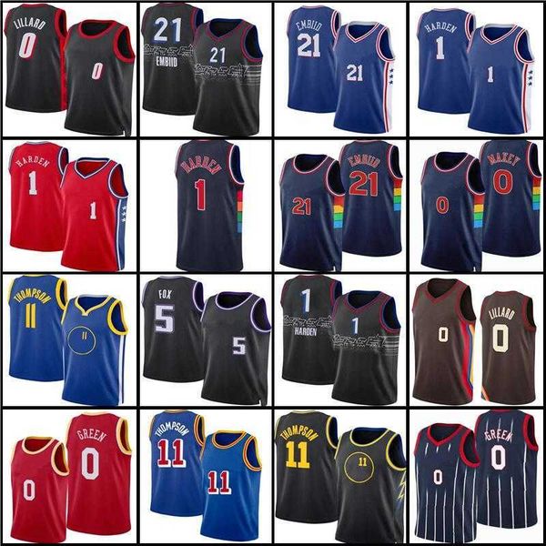 tyrese 0 maxey james 1 harden joel 21 embiid jersey de'aaron 5 fox jalen green basketball damian 3 lillard mccollum klay 11 thompson is, Black;red
tyrese 0 maxey james 1 harden joel 21 embiid jersey de'aaron 5 fox jalen green basketball damian 3 lillard mccollum klay 11 thompson is, Black;red