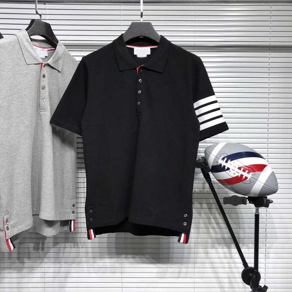 new tb thom mens polo shirt 2022 fashion brand women cotton short sleeve casual clothing striped summer turn down collar t-shirt, White;black
new tb thom mens polo shirt 2022 fashion brand women cotton short sleeve casual clothing striped summer turn down collar t-shirt, White;black