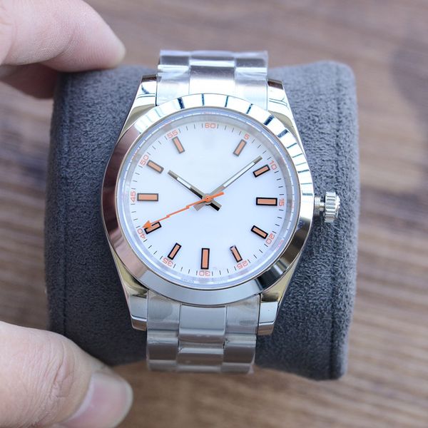 luxury women's watch air king silver white dial 40mm 904l stainless steel folding button crystal glass automatic mechanical watch, Slivery;brown
luxury women's watch air king silver white dial 40mm 904l stainless steel folding button crystal glass automatic mechanical watch, Slivery;brown