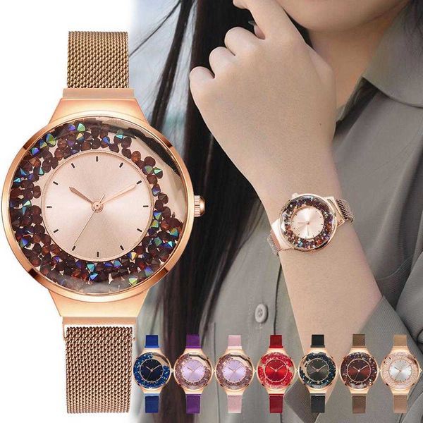 women's women for watches new fashion magnet band ladies pink watch quartz wristwatches luxury rolling rhinestone clock relogio feminin, Slivery;golden
women's women for watches new fashion magnet band ladies pink watch quartz wristwatches luxury rolling rhinestone clock relogio feminin, Slivery;golden