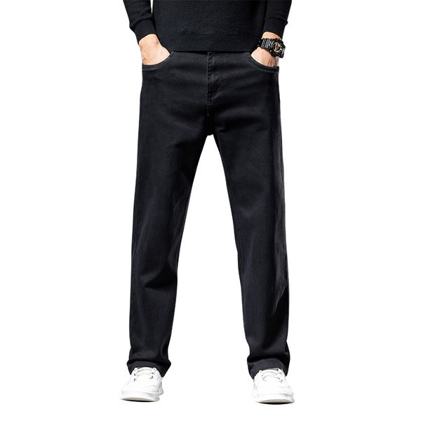 men's jeans 6 color regular men's thick loose straight stretch denim trousers male brand business casual plus size pants 220927, Blue
men's jeans 6 color regular men's thick loose straight stretch denim trousers male brand business casual plus size pants 220927, Blue