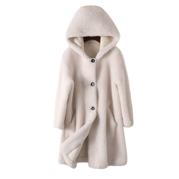 womens wool blends winter lambswool jacket coat women jacket female thicken warm overcoat womens hooded fur coats 220926, Black
womens wool blends winter lambswool jacket coat women jacket female thicken warm overcoat womens hooded fur coats 220926, Black