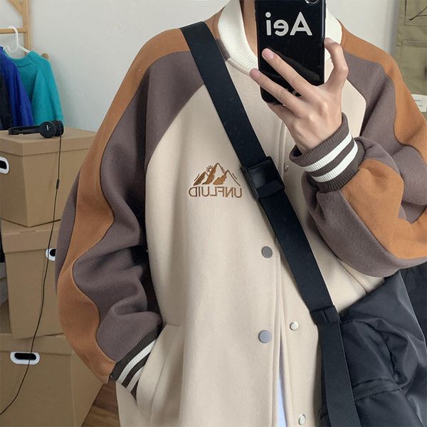 men's jackets autumn patchwork jacket men's korean style casual ins hong kong loose baseball shirt jaket men mens clothing sale 22, Black;brown
men's jackets autumn patchwork jacket men's korean style casual ins hong kong loose baseball shirt jaket men mens clothing sale 22, Black;brown