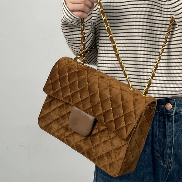 french velvet designer bags crossbody classic quilted plaid retro hardware leather chain multi pochette purse fall womens outdoor large capa
french velvet designer bags crossbody classic quilted plaid retro hardware leather chain multi pochette purse fall womens outdoor large capa