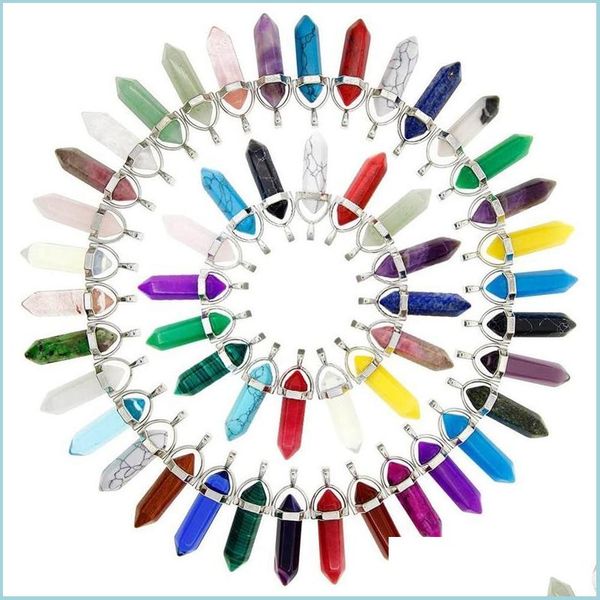 pendant necklaces pendant necklaces 50pcs hexagon healing pointed chakra beads quartz crystal stone pendants for diy neckl jewelshops dhgec, Silver
pendant necklaces pendant necklaces 50pcs hexagon healing pointed chakra beads quartz crystal stone pendants for diy neckl jewelshops dhgec, Silver