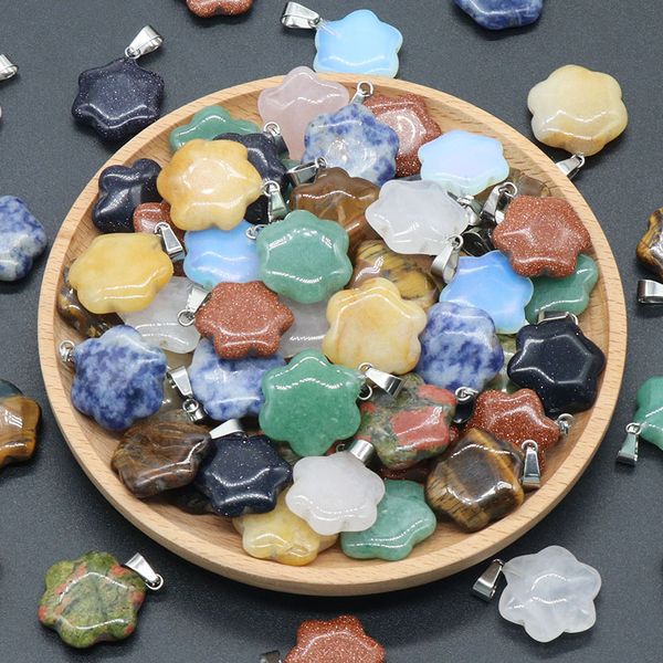 natural stone healing crystal charms opal rose quartz tiger's eye crystal flower pendants for diy keyring necklace jewelry making, Bronze;silver
natural stone healing crystal charms opal rose quartz tiger's eye crystal flower pendants for diy keyring necklace jewelry making, Bronze;silver
