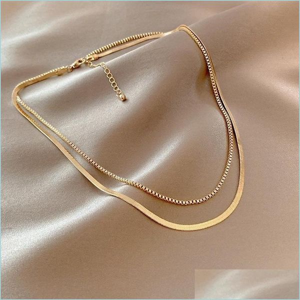 chains chains fashion layered flat snake necklace choker chain for women dainty jewelry wholesale designer gold col jewelshops dhsem, Silver
chains chains fashion layered flat snake necklace choker chain for women dainty jewelry wholesale designer gold col jewelshops dhsem, Silver