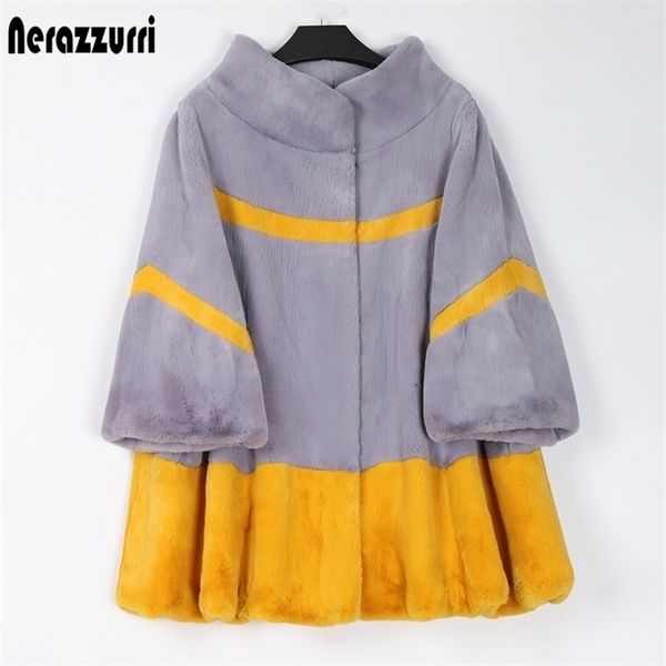 womens fur faux fur nerazzurri winter fluffy warm patchwork faux fur coat women stand collar 34 sleeve yellow and gray color block furry jac, Black
womens fur faux fur nerazzurri winter fluffy warm patchwork faux fur coat women stand collar 34 sleeve yellow and gray color block furry jac, Black
