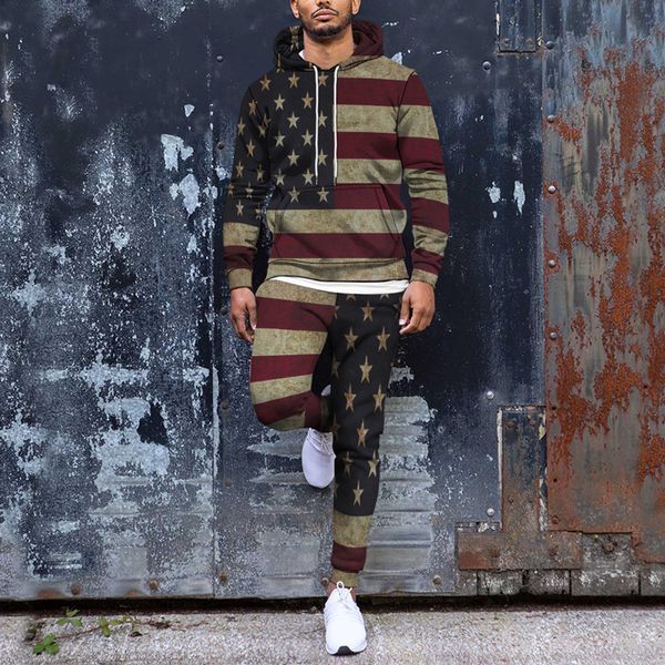men s tracksuits autumn winter independence day sportswear set national print male hooded sweater sports baseball uniform suit 220926, Gray
men s tracksuits autumn winter independence day sportswear set national print male hooded sweater sports baseball uniform suit 220926, Gray