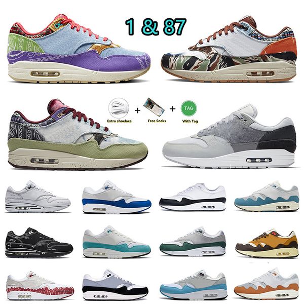 mens womens runnings shoes sean wotherspoon 87 concepts x far out heavy mellow air 1 london wolf grey elephant unc patta x aqua noise traine
mens womens runnings shoes sean wotherspoon 87 concepts x far out heavy mellow air 1 london wolf grey elephant unc patta x aqua noise traine