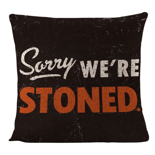 sorry we're stoned flag throwpillow cover 45x45cm personalized cushion pillowcase for decorative couch cushion pillow
sorry we're stoned flag throwpillow cover 45x45cm personalized cushion pillowcase for decorative couch cushion pillow
