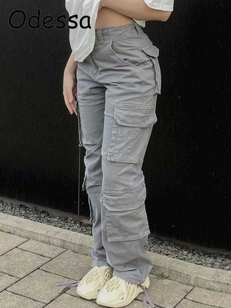 women's pants capris odessa vintage cargo pants baggy jeans women fashion 90s streetwear pockets straight high waist wide leg denim tro, Black;white
women's pants capris odessa vintage cargo pants baggy jeans women fashion 90s streetwear pockets straight high waist wide leg denim tro, Black;white