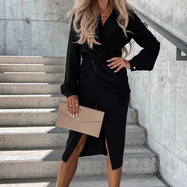 casual dresses elegant v neck long sleeve split party dress autumn solid pleated slim dress fashion casual lapel temperament office midi dre, Black;gray
casual dresses elegant v neck long sleeve split party dress autumn solid pleated slim dress fashion casual lapel temperament office midi dre, Black;gray