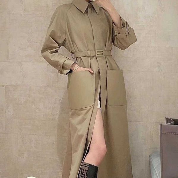 double fd blends coat designer autumn and winter leather pocket belt mid-length jacket commuter casual thermal windbreaker a-line skirt, Black
double fd blends coat designer autumn and winter leather pocket belt mid-length jacket commuter casual thermal windbreaker a-line skirt, Black