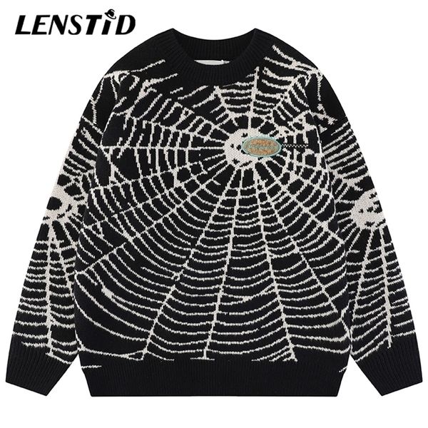 men's sweaters lenstid autumn men knitted sweaters hip hop spider web graphic jumper streetwear harajuku fashion casual pullovers cloth, White;black
men's sweaters lenstid autumn men knitted sweaters hip hop spider web graphic jumper streetwear harajuku fashion casual pullovers cloth, White;black