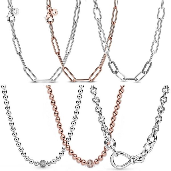 pendant necklaces original s925 chunky infinity knot bead pave me link snake chain sliding necklace for charm diy jewelry 220924, Silver
pendant necklaces original s925 chunky infinity knot bead pave me link snake chain sliding necklace for charm diy jewelry 220924, Silver