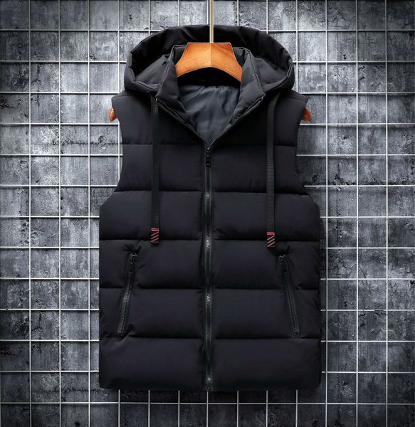 men s vests men 6xl parka hooded vest winter autumn thick warm casual windbreaker baggy padded outerwear waistcoat sleeveless jacket 22092, Black;white
men s vests men 6xl parka hooded vest winter autumn thick warm casual windbreaker baggy padded outerwear waistcoat sleeveless jacket 22092, Black;white