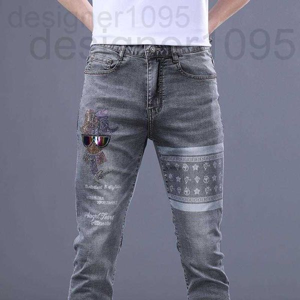 men's jeans designer jeans spring and summer 2022 new european diamond printing slim fit small foot straight casual long pants eca4, Blue
men's jeans designer jeans spring and summer 2022 new european diamond printing slim fit small foot straight casual long pants eca4, Blue
