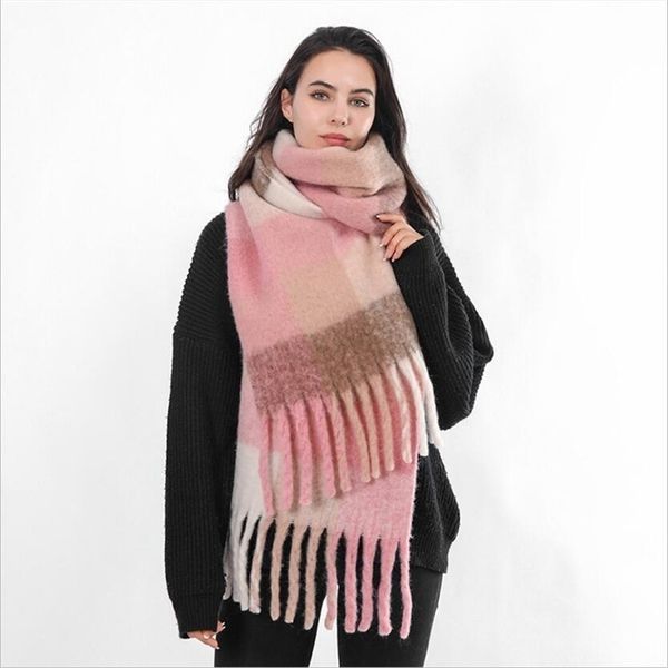 scarves winter scarf women cashmere warm pashmina plaid foulard female scarves wraps thick soft bufanda big tassels shawl long stole 220927, Blue;gray
scarves winter scarf women cashmere warm pashmina plaid foulard female scarves wraps thick soft bufanda big tassels shawl long stole 220927, Blue;gray