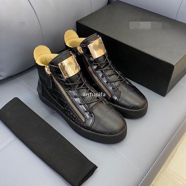 casual shoes real leather sneakers men shoes chaussures de designer loafers martin frankie the crocodile grain d giuseppes zanotties nva, Black
casual shoes real leather sneakers men shoes chaussures de designer loafers martin frankie the crocodile grain d giuseppes zanotties nva, Black