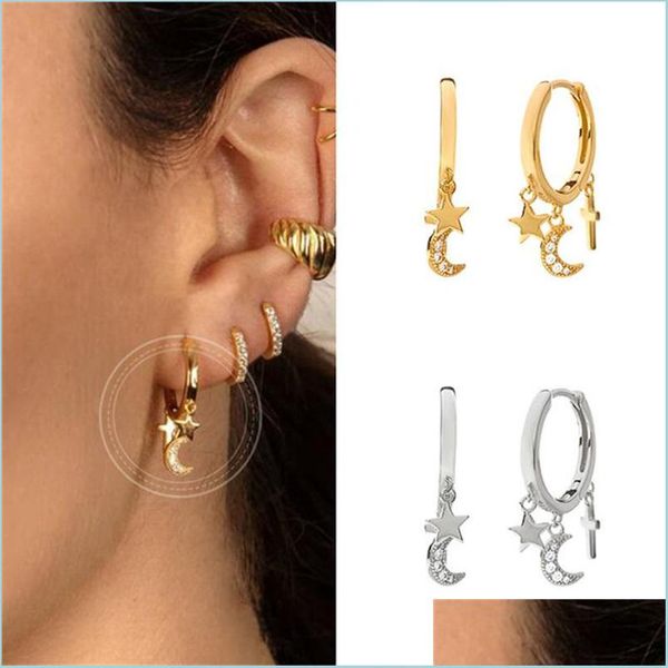 charm luxury sparkling solid 925 sterling sier hanging pendientes hoop earrings fine jewelry for lovers couples party engagement 722 dhnyd, Golden
charm luxury sparkling solid 925 sterling sier hanging pendientes hoop earrings fine jewelry for lovers couples party engagement 722 dhnyd, Golden