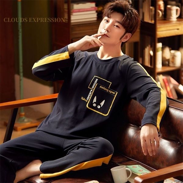 men's sleepwear spring autumn l4xl knitted cotton simple men's pyjamas suits pajamas set casual male sleepwear pyjamas night pijam, Black;brown
men's sleepwear spring autumn l4xl knitted cotton simple men's pyjamas suits pajamas set casual male sleepwear pyjamas night pijam, Black;brown