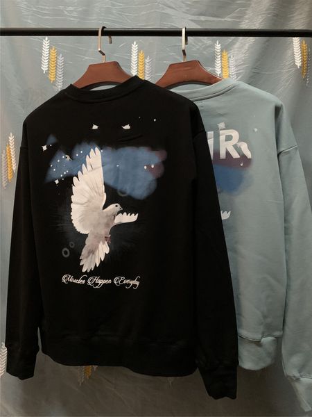 men's hoodies & sweatshirts spring and autumn dove of peace print crew neck loose terry sweatshirt, Black
men's hoodies & sweatshirts spring and autumn dove of peace print crew neck loose terry sweatshirt, Black