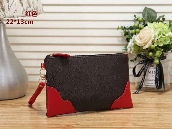 women luxury designer wallets holders m61276 clutch bag credit card check change purse pu leather purses handbag key pouch billfold pochette, Red;black
women luxury designer wallets holders m61276 clutch bag credit card check change purse pu leather purses handbag key pouch billfold pochette, Red;black