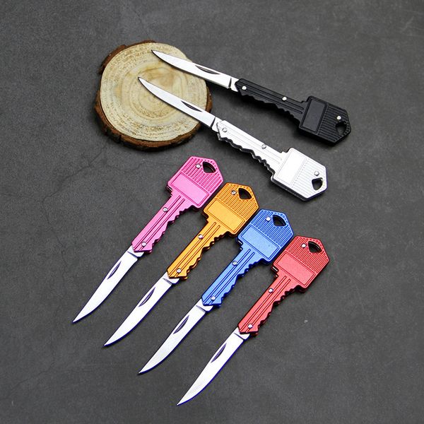 stainless folding knife keychains mini pocket knives outdoor camping hunting tactical combat knifes tool 8 colors backpack decorative pendan, Silver
stainless folding knife keychains mini pocket knives outdoor camping hunting tactical combat knifes tool 8 colors backpack decorative pendan, Silver