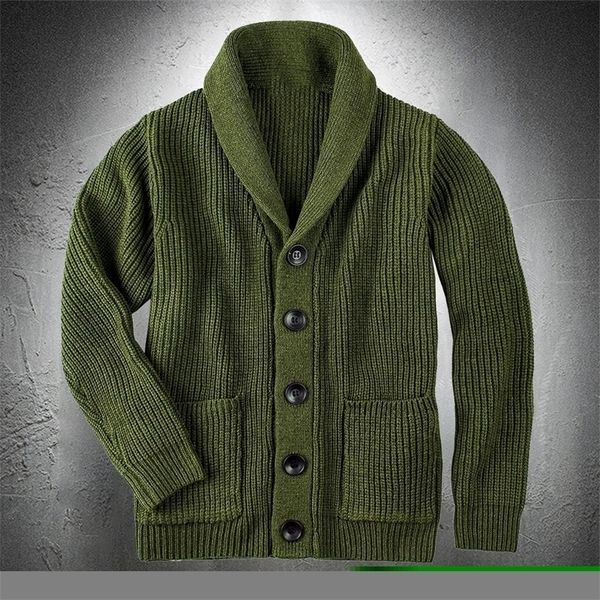 mens sweaters army green cardigan coat coarse wool thicken warm casual fashion clothing button up 220923, White;black
mens sweaters army green cardigan coat coarse wool thicken warm casual fashion clothing button up 220923, White;black